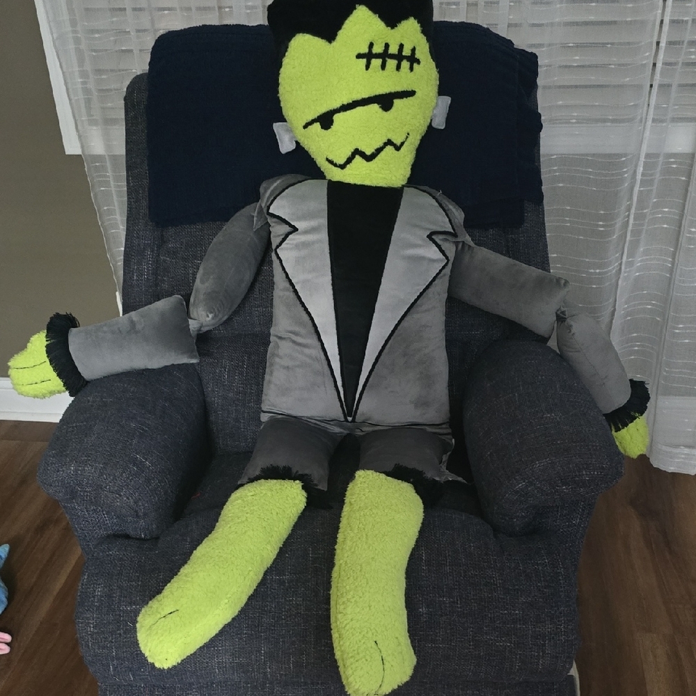 Issac Mizrahi 5ft frankenstein buddy Pillow NWT